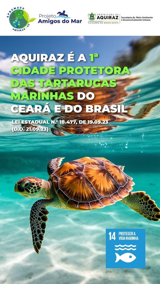 Aquiraz 1ª Cidade Protetora das Tartarugas Marinhas
